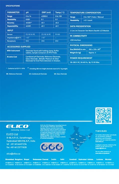 Elico Ph Meter At Rs 33500 Ph Meter In New Delhi Id 2853236058455