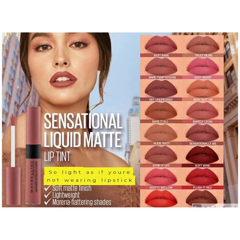 MAYBELLINE SENSATIONAL LIQUID MATTE Shopee Philippines