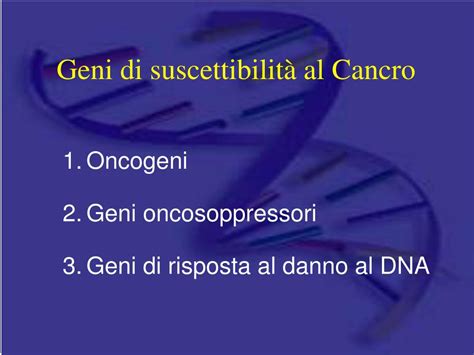 Ppt Consulenza Genetica E Genetica In Oncologia Powerpoint