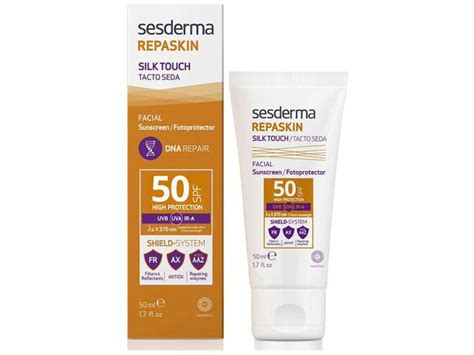 Protetor Solar De Rosto SESDERMA Repaskin Fotoprotetor Silk Touch SPF50