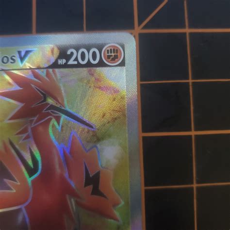 Galarian Zapdos V Full Art Ultra Rare Pokemon Tcg Nm With Top