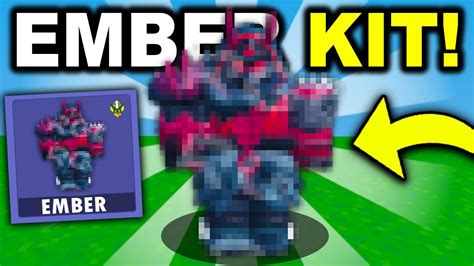 NEW EMBER KIT UPDATE In Roblox Bedwars Leak YouTube