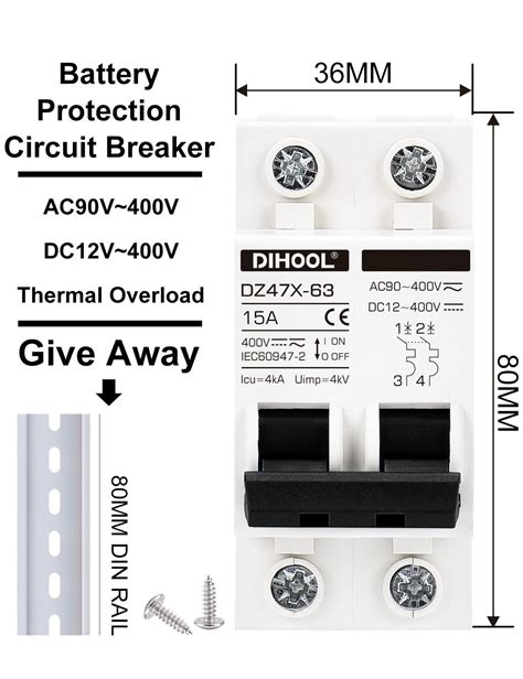 Snapklik Dihool Miniature Circuit Breaker Dc Solar