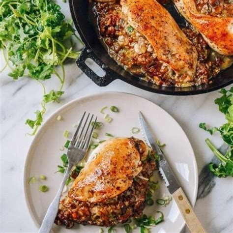 Stuffed Chicken Breast With Sticky Rice