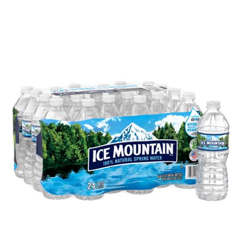 Ice Mountain® Spring Water | 0.5 Liter ECO Bottle 24-Pack| ReadyRefresh