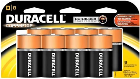 Duracell Coppertop D Alkaline Batteries Pk Kroger