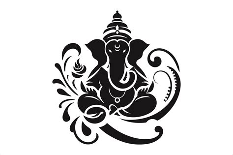 Ganesh Chaturthi Silhouette Vector Art Graphic by SKShagor Barmon ...