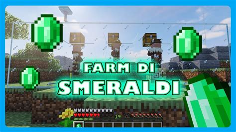 Minecraft Come Fare Una FARM DI SMERALDI YouTube