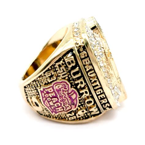 2019 Lsu Tigers Ncaa Football Championship Ring Ring Number 845