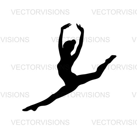 Ballet Svg Dancer Svg Ballet Silhouette Svg Ballerina Svg Dancer