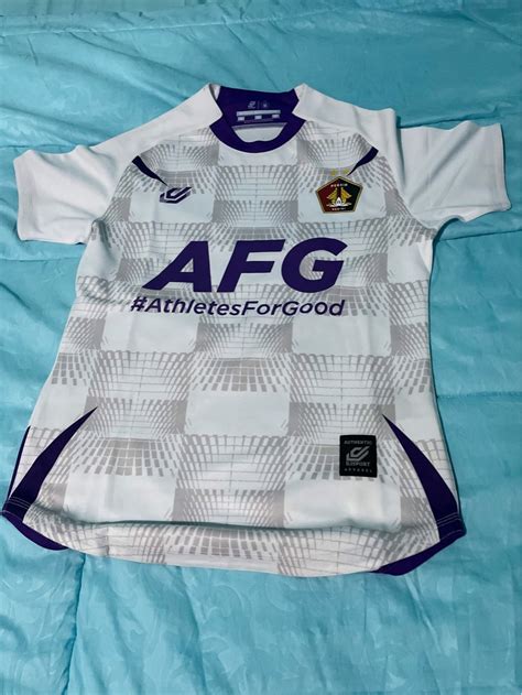 Jersey Persik Kediri Pre Season Kit White Used Olah Raga