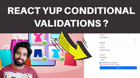 React Formik Tutorial Part Yup Conditional Validation Formik