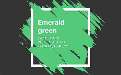 Emerald Green Cmyk