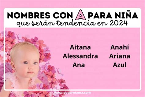 100 Nombres Para Niña 2024 Bonitos Y En Tendencia Poder Mamá