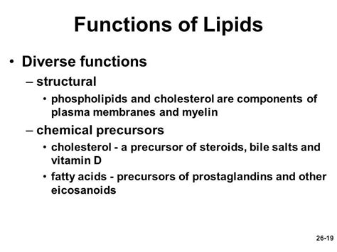 A Function Of Lipids Include S Which Of The Following