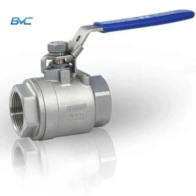 Screwed End Wog Ball Valve Pc Full Bore Type Iso High Mounting