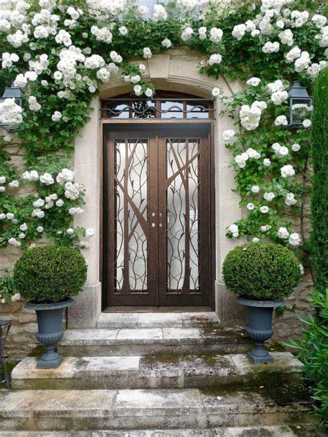 Wrought Iron Doors With Glass Wrought Iron Front Door Metal Front Door