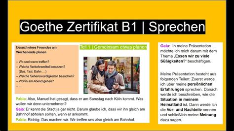 Test B1 Goethe Institut