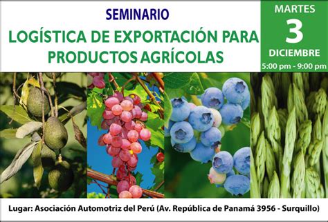 LOGÍSTICA DE EXPORTACIÓN PARA PRODUCTOS AGRÍCOLAS Conudfi