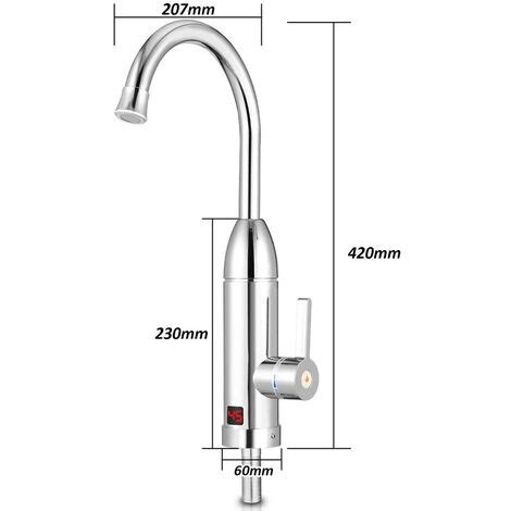 Deactive VINGO Robinet électrique 220 V avec chauffe eau instantané