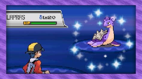 Live Shiny Lapras After 8 946 Soft Resets Pokémon Heartgold Youtube