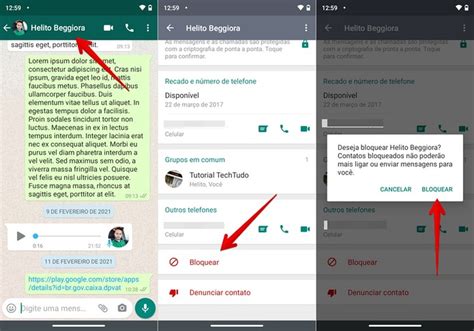 Como bloquear alguém no WhatsApp