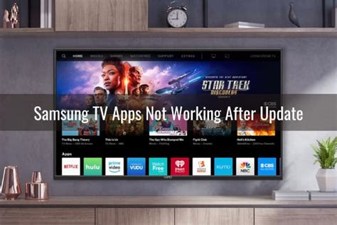 Samsung TV Apps Not Working Ready To DIY