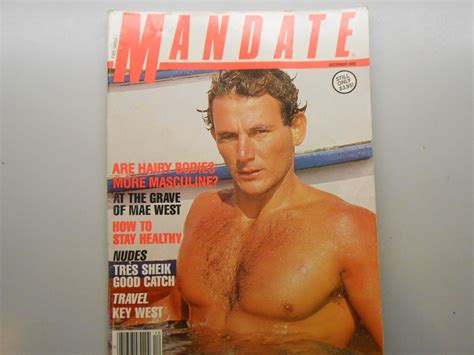 Vintage Gay Interest Magazine MANDATE December 1985 Playgirl Like EBay