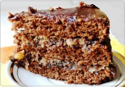 торт шоколадный с черносливом | Homemade desserts, Desserts, Homemade cakes