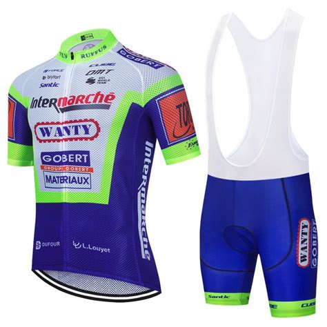 Ensemble Cuissard V Lo Et Maillot Cyclisme Quipe Pro Wanty Gobert