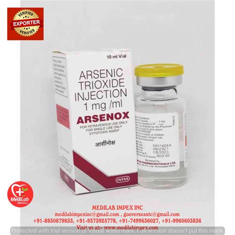 Arsenic Trioxide Injection Strength Mg Ml At Rs Vial In Nagpur