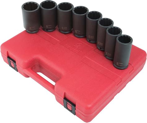 Jenley Inch Drive Deep Spindle Axle Nut Impact Socket Set Pt