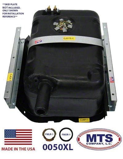 Mts Company Jeep Wrangler Polyethylene Fuel Tank Gallon Xl