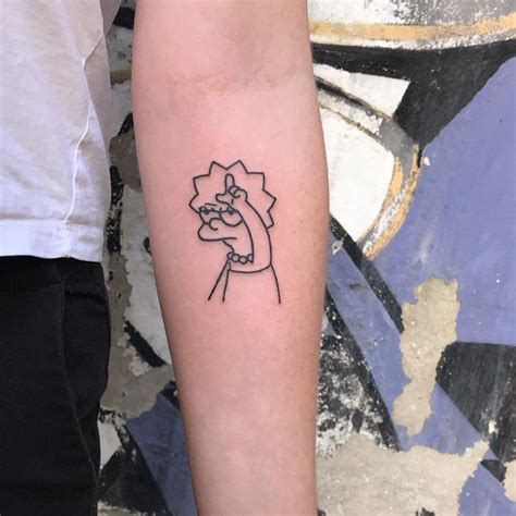 Lisa Simpson by @lonewolftattoo - Tattoogrid.net