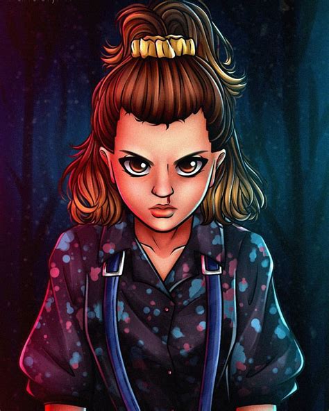 Stranger Things Eleven Fan Art Drawing