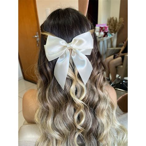 Laço De Cabelo Adulto - Laço de cabelo para adulto no cetim 13x13cm | Shopee Brasil