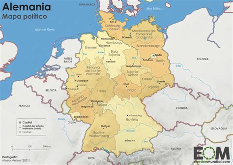 El Mapa Político De Alemania Mapas De El Orden Mundial Eom