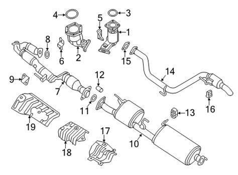 Exhaust Components Nissan Pathfinder