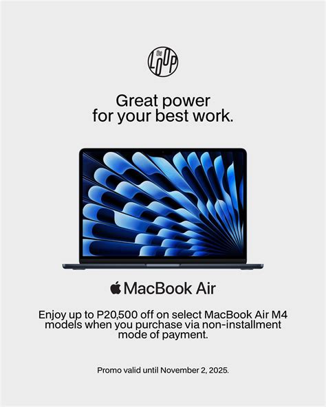 The Loop - Maximize your savings instantly! 💰 Your MacBook Air M4