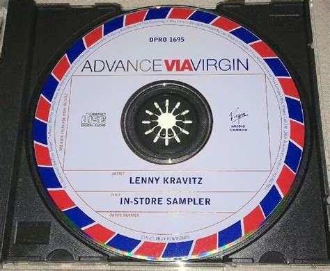 Lenny Kravitz In Store Play Sampler Canad Promoci N De Cd Rock Eur