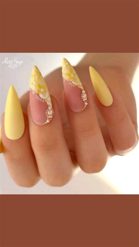 Any Yellow 💛🟡 Lovers Beautiful Nail Ideas By Alinahoyonailartist