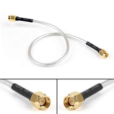 Areyourshop Sma Male To Sma Male Rf Extension Coax Pigtail Semi Rigid