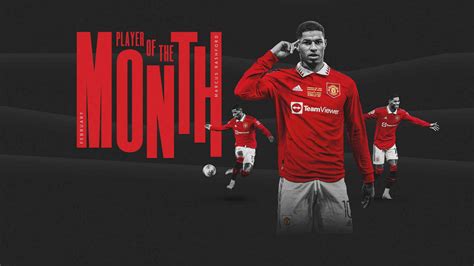 Marcus Rashford Confirmed As Man Utd Player Of The Month For February