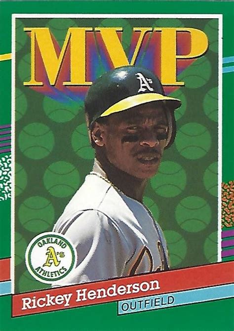 Donruss Rickey Henderson The Trading Card Database