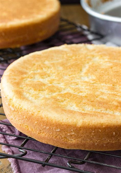 The Best Vanilla Cake Recipe Sugar Spun Run