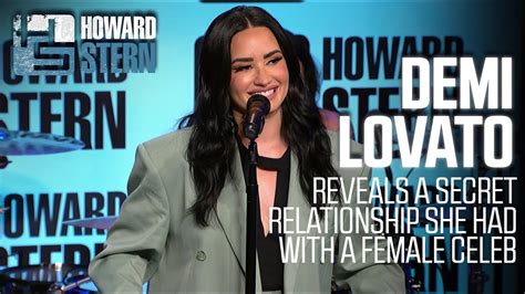 Demi Lovato Reveals She Was Secretly Hooking Up With Female Celeb Youtube