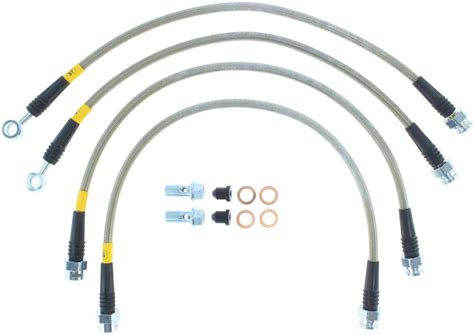 Stoptech Silverado 1500 Stainless Steel Braided Brake Line Kit Rear