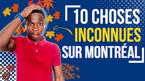 10 Choses Méconnues Sur Montréal Canada YouTube