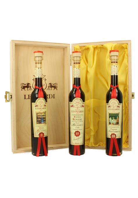 Condimento Balsamico Di Modena T Set 3 10 15 3x100ml Leonardi