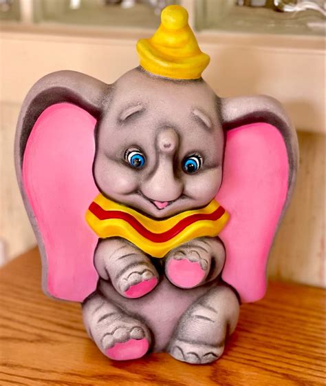 Hand Painted Ceramic Dumbo Cerámica Alcancias